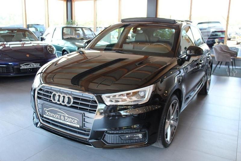 Schwarz Gebraucht 2016 Audi A1 Sportback S-Line Kleinwagen | 16.990 € (Fairer Preis) - Bild 1/4