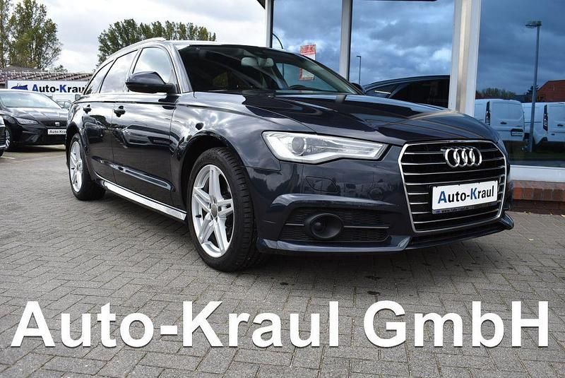 Mondscheinblau metallic Gebraucht 2018 Audi A6 Sport Kombi | 22.549 € (Superpreis) - Bild 1/4