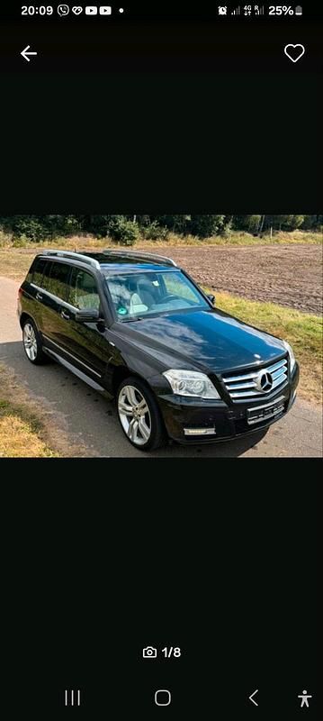Schwarz Gebraucht 2010 Mercedes GLK250 SUV | 11.000 € (Fairer Preis) - Bild 1/4
