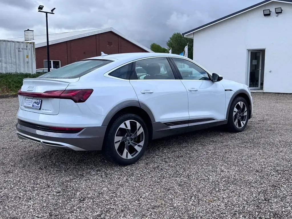 Brugt Audi e-tron Sportback S-Line 230 kW (313 HK) 2020 Hvid SUV