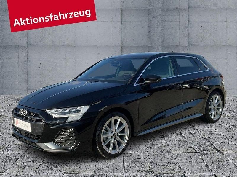 Schwarz Neu 2025 Audi A3 Sportback S-Line Limousine | 47.775 € - Bild 1/4