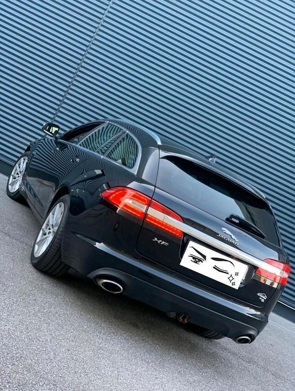 Schwarz Gebraucht 2015 Jaguar XF Sportbrake Kombi | 12.999 € - Bild 1/4