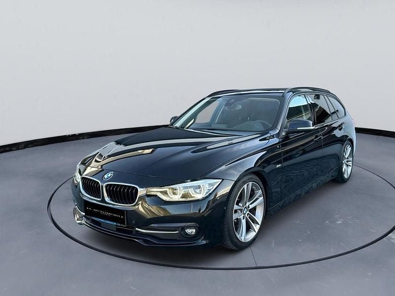 Schwarz Gebraucht 2017 BMW 320 Sport Line Kombi | 15.390 € (Fairer Preis) - Bild 1/4