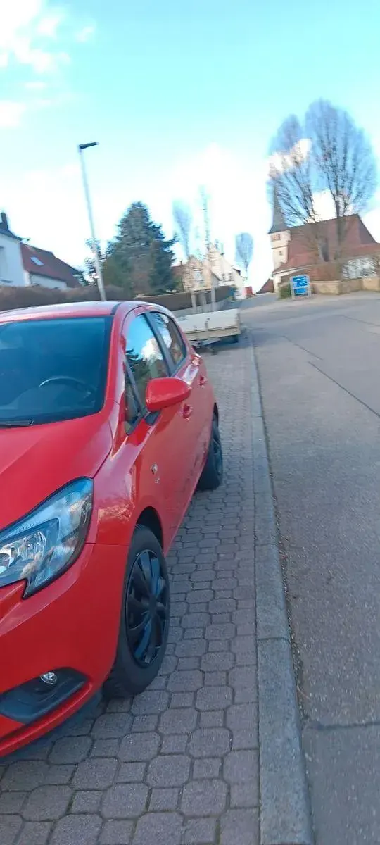 Gebraucht Opel Corsa drive 69 PS (50 kW) 2016 Rot Kleinwagen