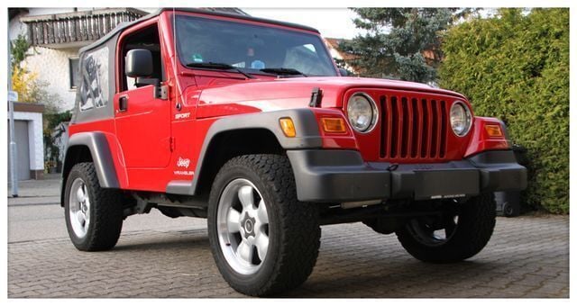 Rot Gebraucht 2006 Jeep Wrangler Sport SUV | 13.333 € (Superpreis) - Bild 1/4