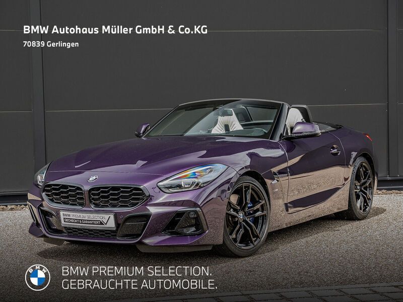 Thundernight metallic (metallic) Gebraucht 2024 BMW Z4 M Sport Cabrio | 52.960 € (Fairer Preis) - Bild 1/4