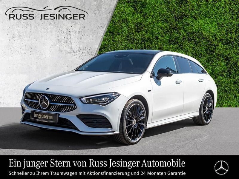 Weiß Gebraucht 2021 Mercedes CLA250e Shooting Brake AMG line Kombi | 32.980 € (Etwas zu teuer) - Bild 1/3