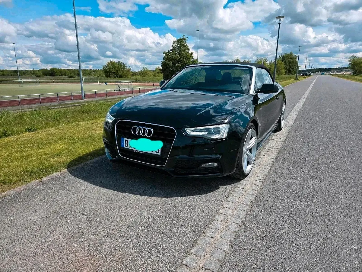 Usata Audi A5 Cabriolet S-Line 204 CV (150 kW) 2013 Nero Cabrio