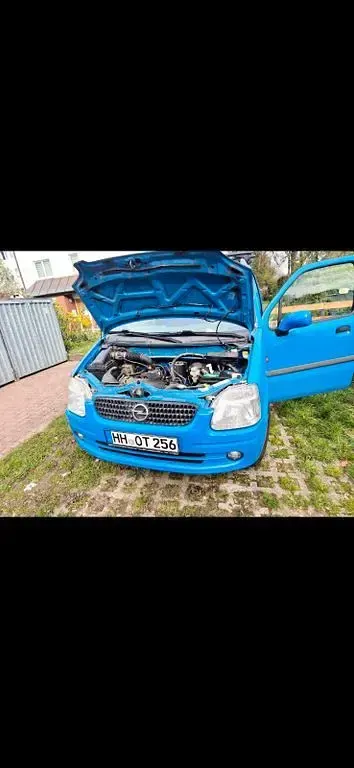 Gebraucht Opel Agila Color Edition 75 PS (55 kW) 2001 Blau Van / Kleinbus