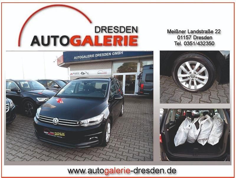 Gebraucht VW Touran 116 PS (85 kW) 2019 Schwarz Van / Kleinbus