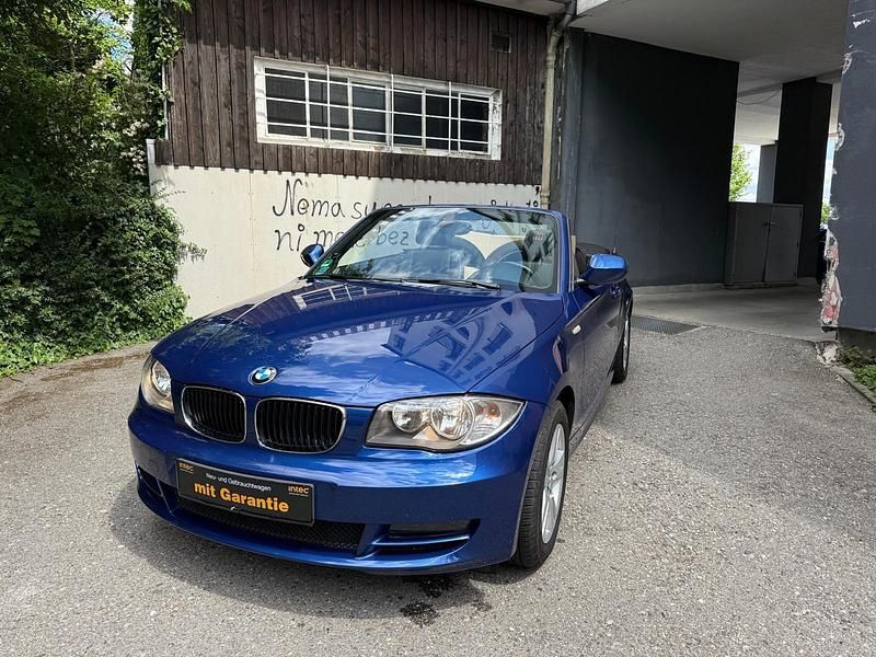 Montegoblau metallic Gebraucht 2010 BMW 118 Cabriolet Advantage Cabrio | 11.000 € (Fairer Preis) - Bild 1/4