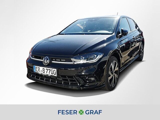 Deep black perleffekt Gebraucht 2023 VW Polo R-line Kleinwagen | 26.880 € - Bild 1/4