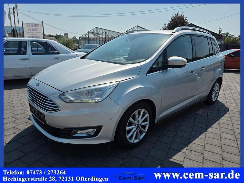 Gebraucht Ford Grand C-Max Titanium 125 PS (91 kW) 2016 Silber Van / Kleinbus
