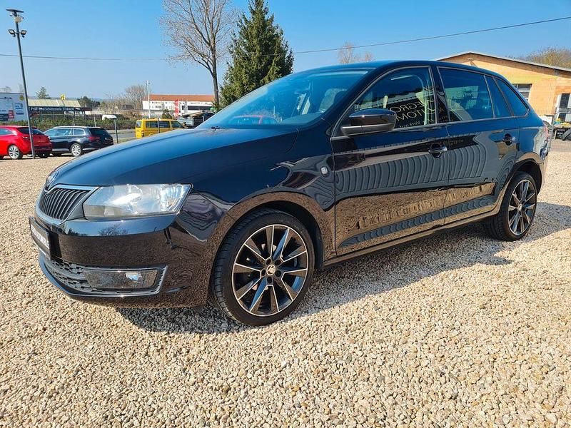 Gebraucht Skoda Rapid Style 86 PS (63 kW) 2014 Cerna magic/black magic Kleinwagen