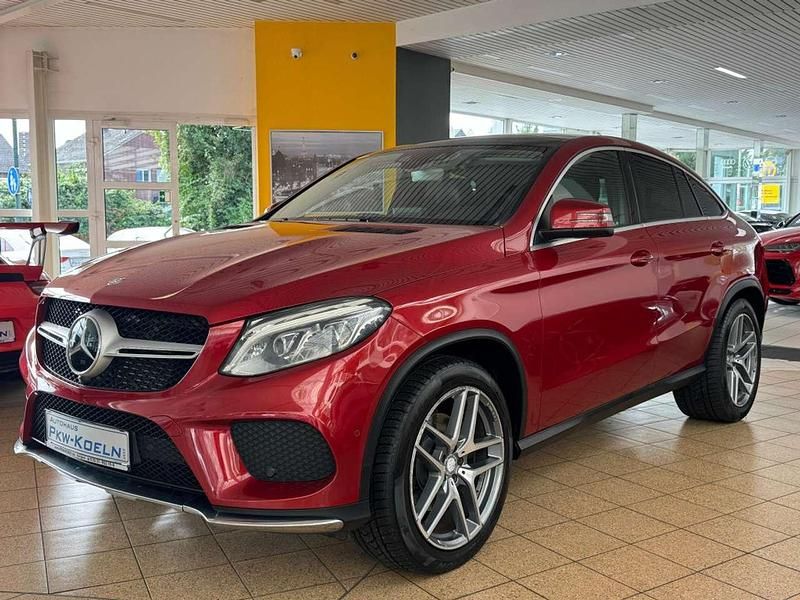 Hyazinthrot metallic (metallic) Gebraucht 2015 Mercedes GLE350 AMG line Coupé | 27.999 € (Fairer Preis) - Bild 1/4