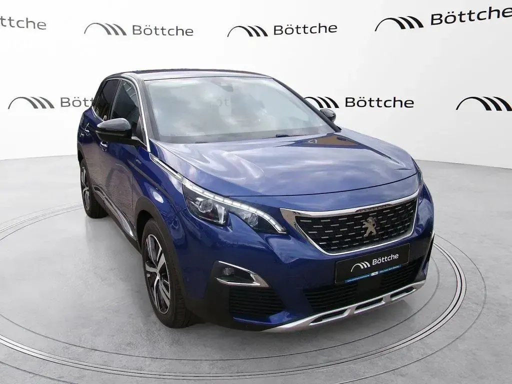 Gebraucht Peugeot 3008 GT-line 131 PS (96 kW) 2018 Blau/metallic klarlack SUV