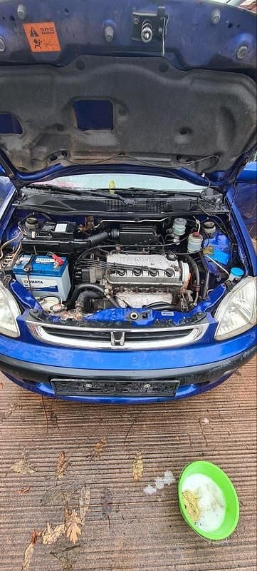 Blau Gebraucht 2000 Honda Logo Kleinwagen | 300 € (Superpreis) - Bild 1/4