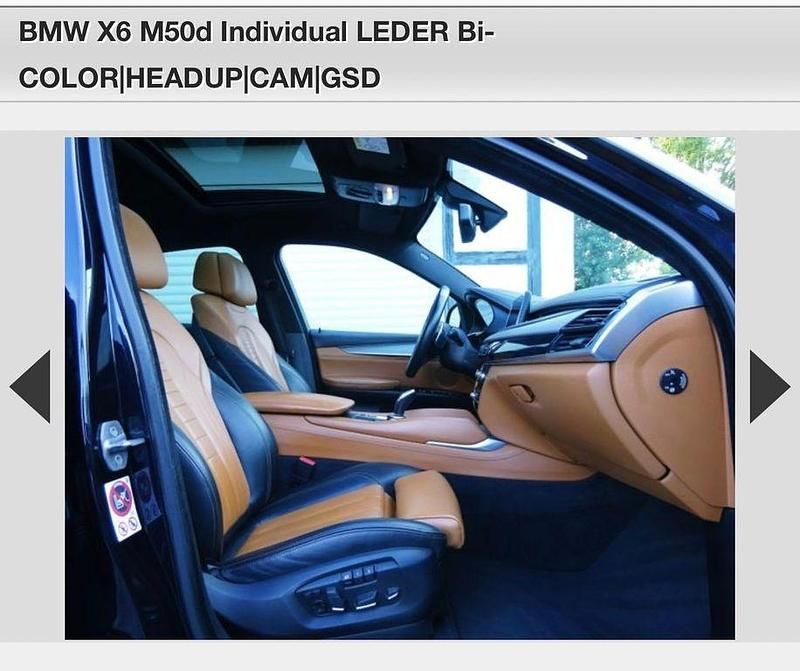 Gebraucht BMW X6 M50 Performance 381 PS (280 kW) 2015 Orange SUV