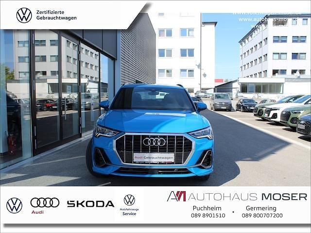 Turboblau Gebraucht 2023 Audi Q3 S-Line SUV | 29.820 € (Superpreis) - Bild 1/4