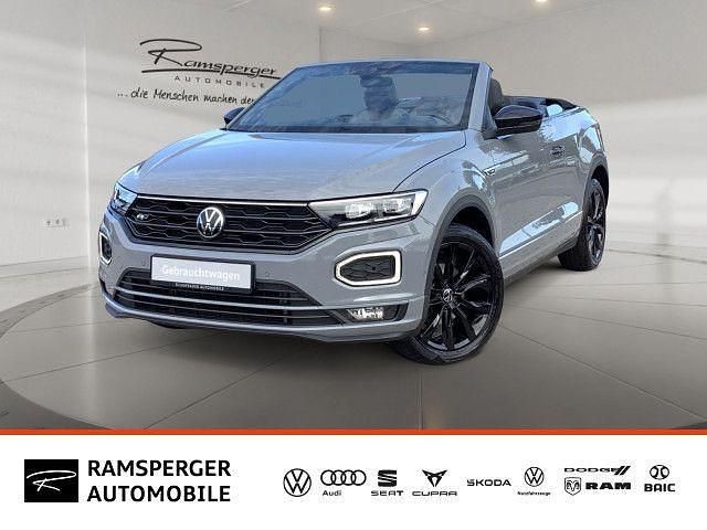 Grau (mondsteingrau schwarz) Gebraucht 2021 VW T-Roc R-line SUV | 25.990 € (Fairer Preis) - Bild 1/4