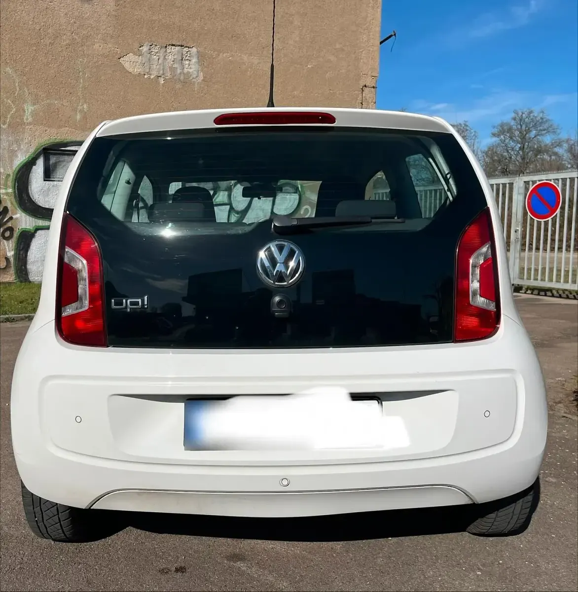 Usado VW up! 60 CV (44 kW) 2012 Blanco Utilitario