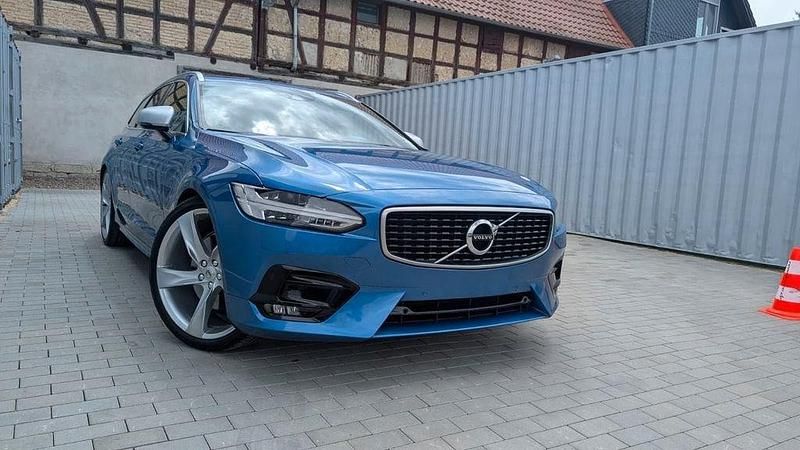Gebraucht Volvo V90 R-Design 235 PS (172 kW) 2018 Blau Kombi