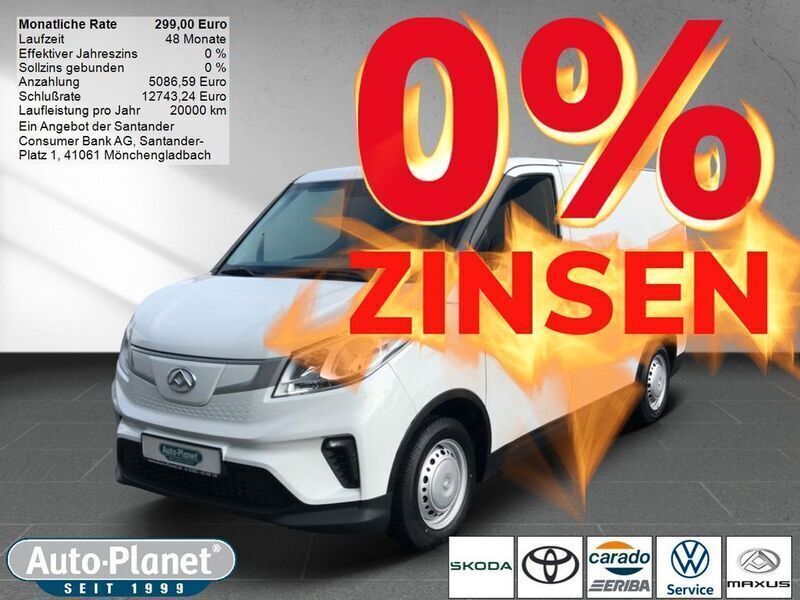 Weiß Gebraucht 2024 Maxus eDeliver 3 Van | 27.990 € (Guter Preis) - Bild 1/3