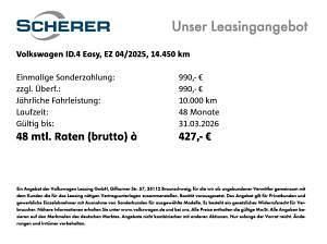 Gebraucht VW ID.4 Pro 210 kW (286 PS) 2025 Weiß (gletscherweiß metallic) SUV
