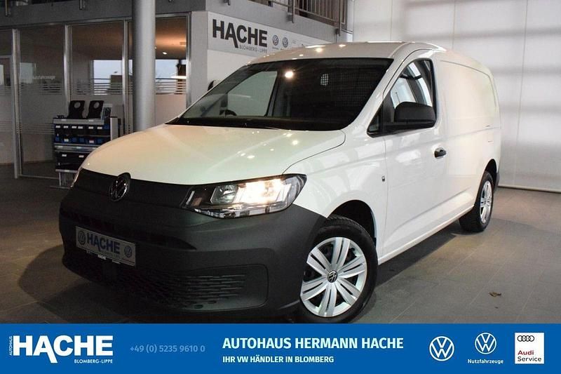 Polsterfarbe: schwarz Gebraucht 2022 VW Caddy Maxi Van / Kleinbus | 23.489 € (Superpreis) - Bild 1/4