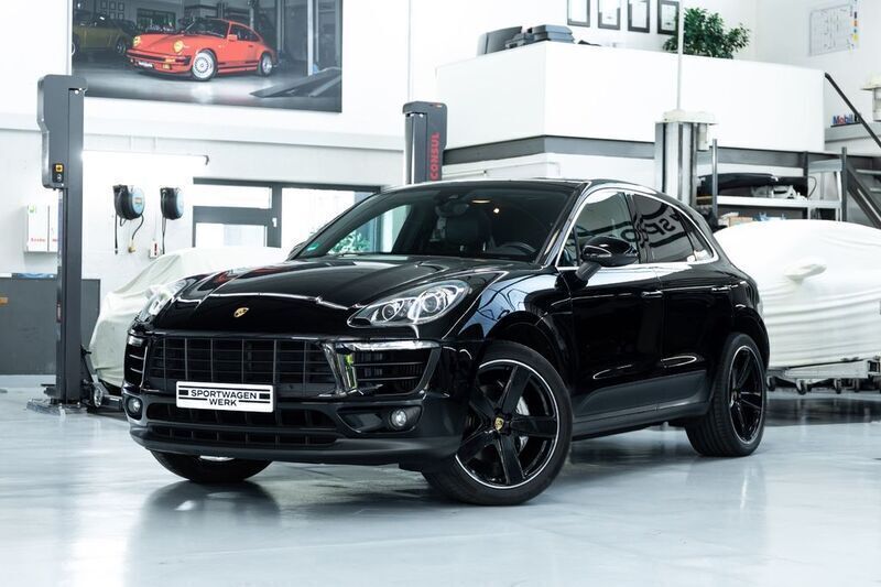 Schwarz Gebraucht 2016 Porsche Macan S Sport SUV | 39.890 € (Guter Preis) - Bild 1/4