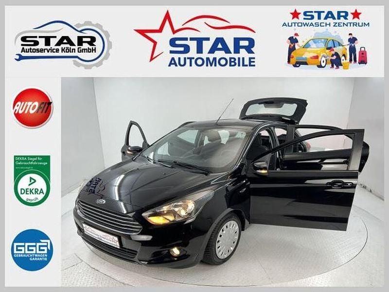 Iridium schwarz (metallic) Gebraucht 2018 Ford Ka Cool & Sound Edition Limousine | 7.990 € (Fairer Preis) - Bild 1/4