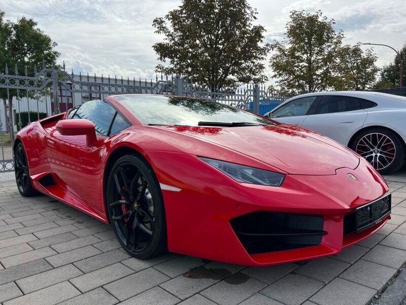 Usata Lamborghini Huracán 579 CV (425 kW) 2018 Rosso Cabrio