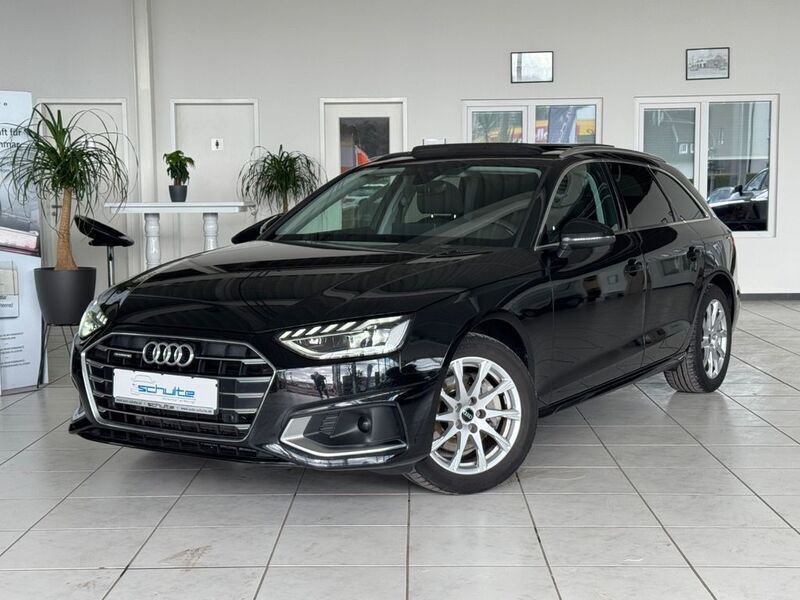Mythosschwarz metallic Gebraucht 2022 Audi A4 Advanced Kombi | 25.950 € (Fairer Preis) - Bild 1/4