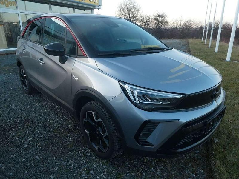 Gebraucht Opel Crossland X GS Line 131 PS (96 kW) 2022 Kontrast grau/quarz silber SUV