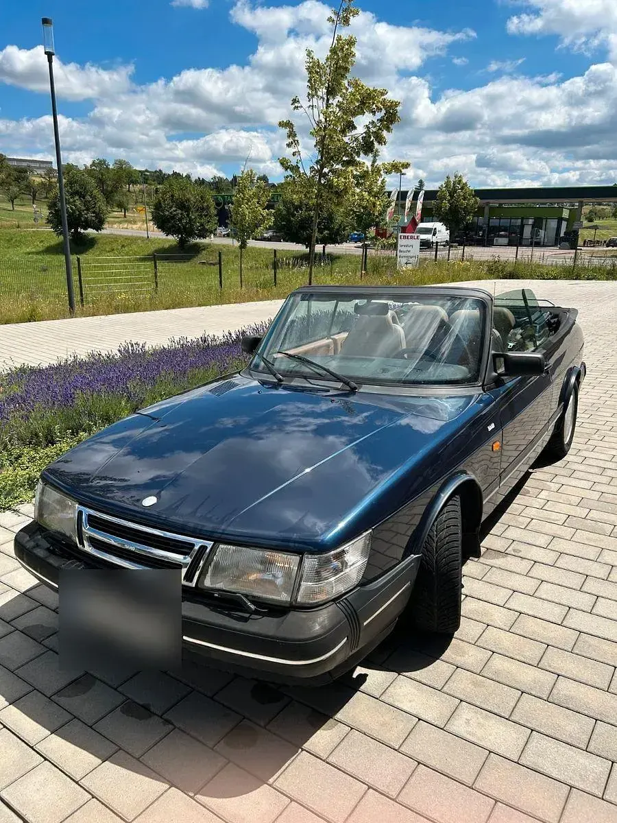 Occasion Saab 900 Cabriolet 141 ch (103 kW) 1992 Bleue Cabriolet