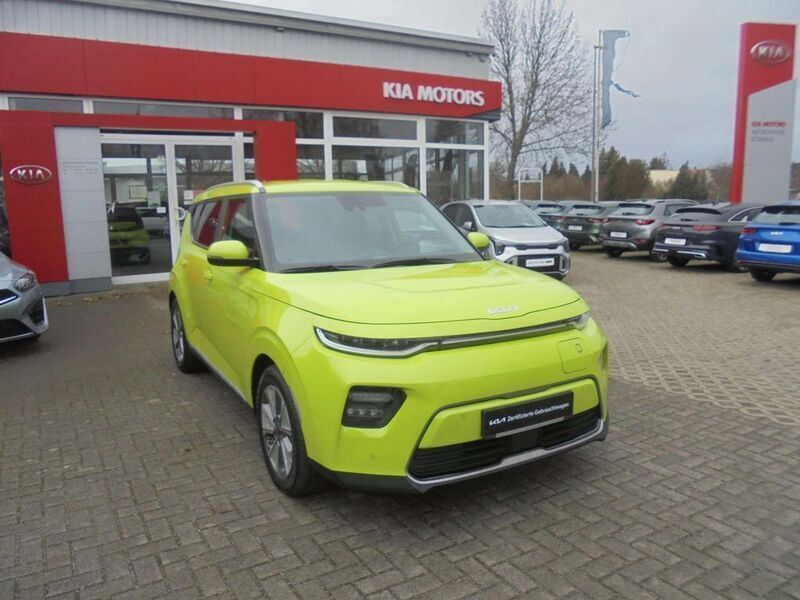 Gebraucht Kia Soul EV Spirit 150 kW (204 PS) 2021 Space cadet green metallic SUV