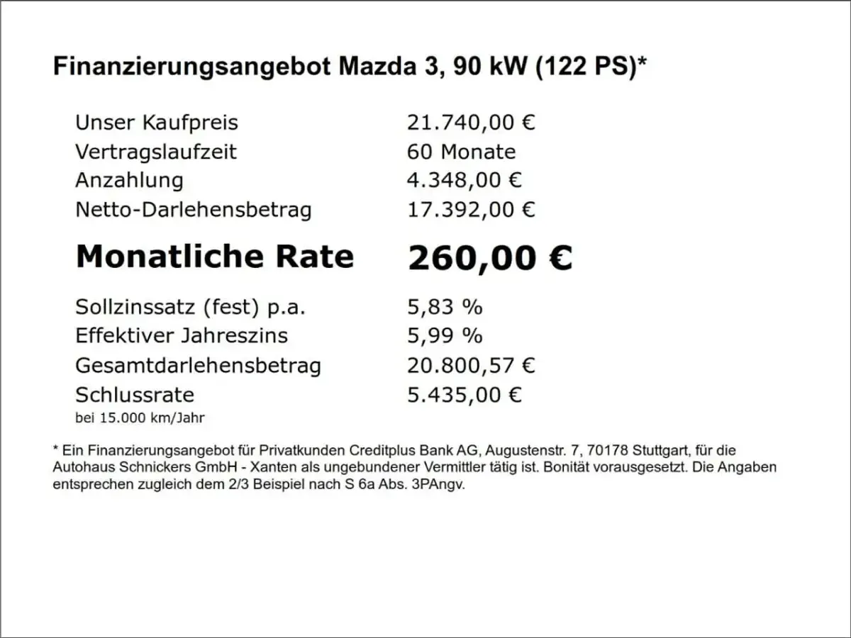 Gebraucht Mazda 3 122 PS (89 kW) 2024 Jet black Limousine