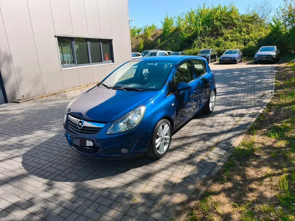 Gebraucht Opel Corsa 90 PS (66 kW) 2008 Blau Kleinwagen