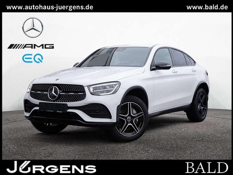 Weiss unilack polarweiß Gebraucht 2021 Mercedes GLC300e AMG Coupé | 41.090 € (Guter Preis) - Bild 1/4