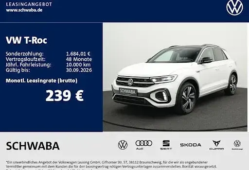 Gebraucht VW T-Roc R-line 190 PS (139 kW) 2022 Pure white SUV