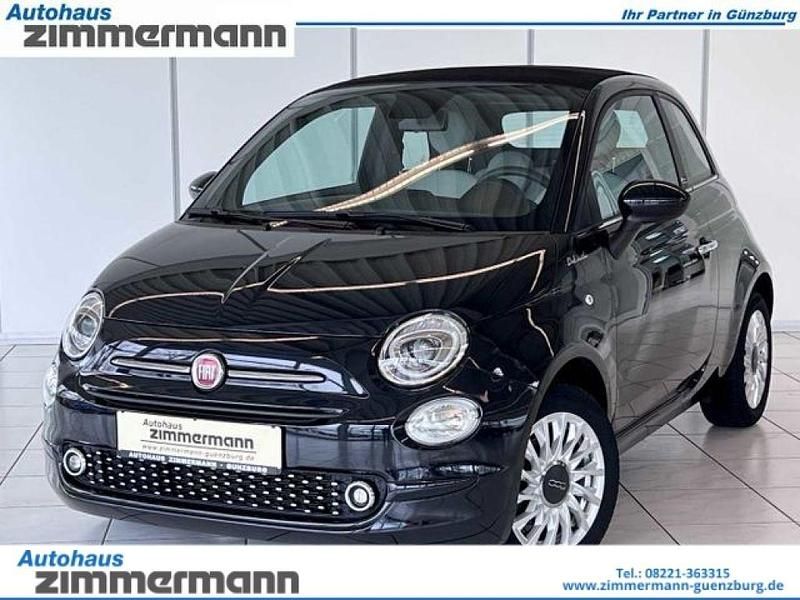 Vesuvio schwarz (metallic) Gebraucht 2022 Fiat 500 Cabrio | 14.490 € (Fairer Preis) - Bild 1/4