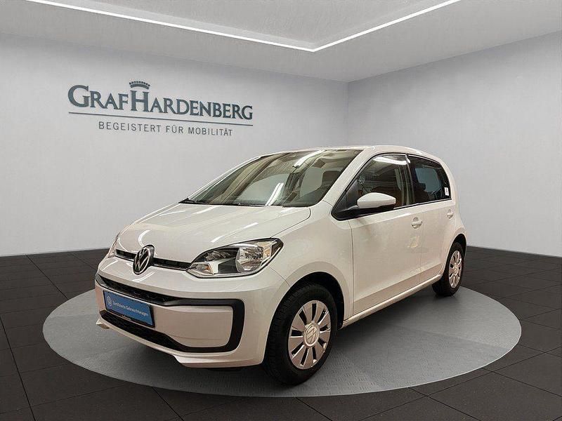 Weiß Gebraucht 2021 VW up! move up! Kleinwagen | 12.530 € (Fairer Preis) - Bild 1/4