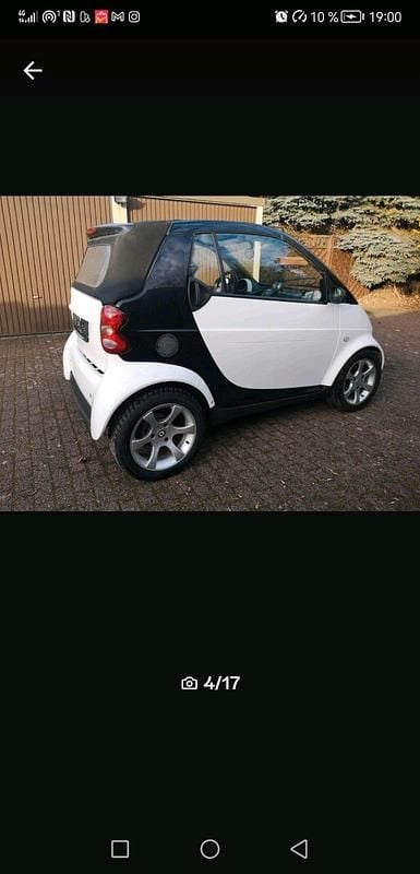 Weiß Gebraucht 2005 Smart ForTwo Cabrio Cabrio | 1.500 € (Guter Preis) - Bild 1/4
