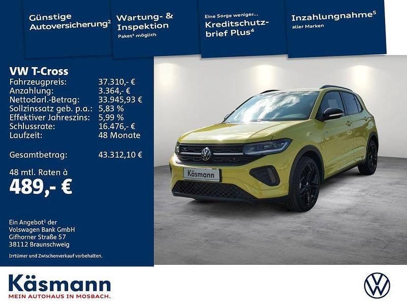 Neu VW T-Cross R-line 116 PS (85 kW) 2026 Gelb SUV