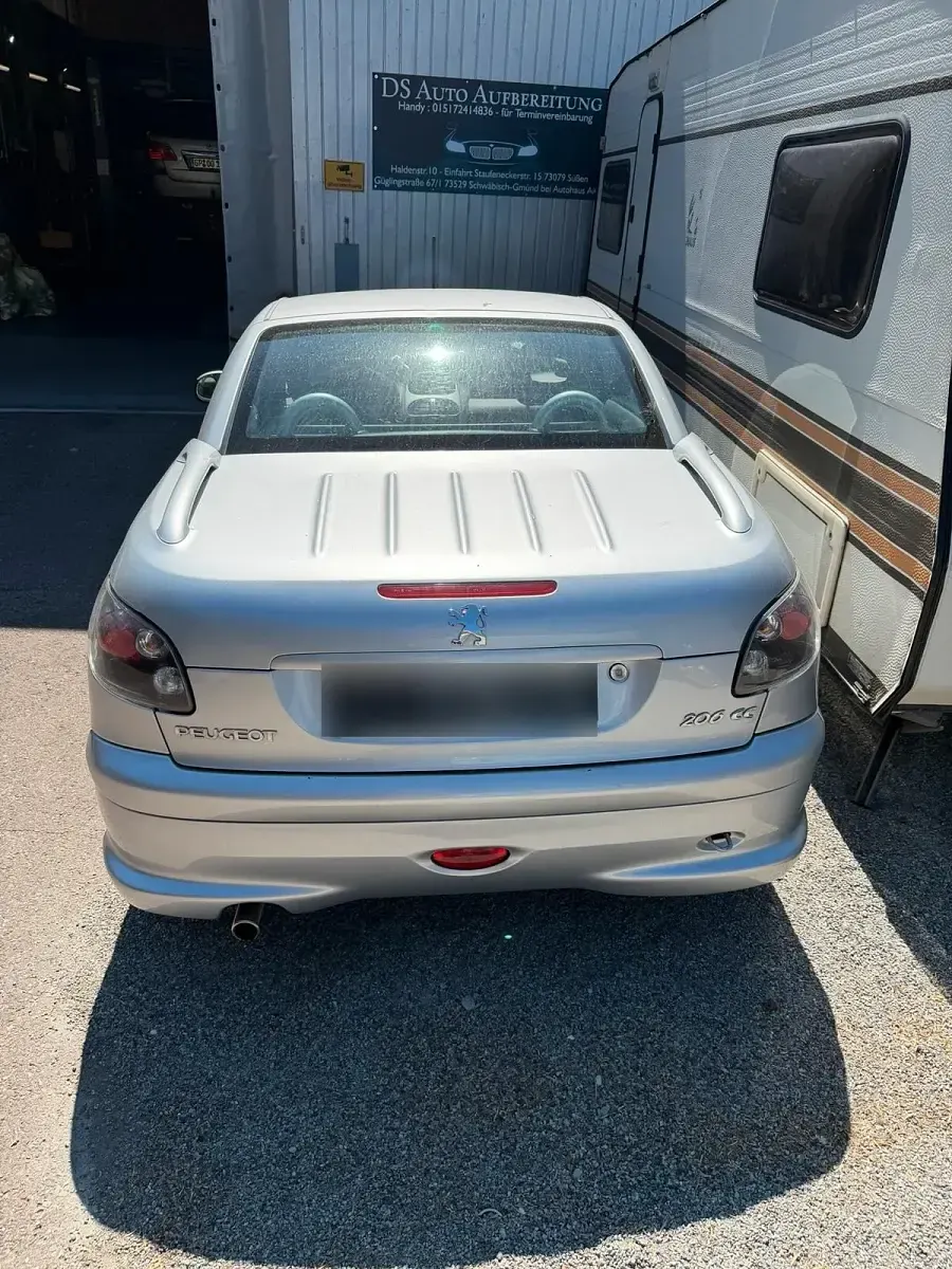 Gebraucht Peugeot 206 CC 2006 Silber Cabrio