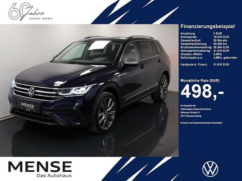 Atlantic blue Gebraucht 2023 VW Tiguan Allspace Life SUV | 31.815 € (Fairer Preis) - Bild 1/4