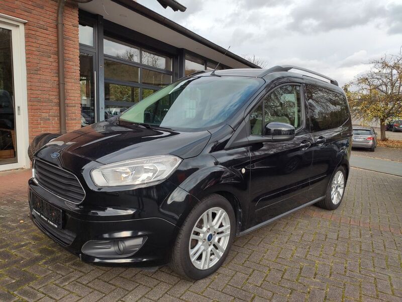 Gebraucht Ford Tourneo Courier Titanium 101 PS (74 kW) 2014 Schwarz Van / Kleinbus