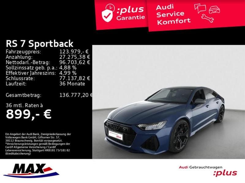 Gebraucht Audi RS7 Performance 630 PS (463 kW) 2025 Ascariblau metallic Kleinwagen