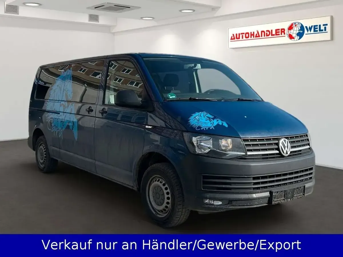 Usata VW Caravelle 150 CV (110 kW) 2017 Blu Furgone