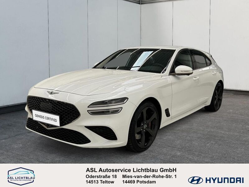 Uyuni white Gebraucht 2023 Genesis G70 Sport Limousine | 34.950 € (Fairer Preis) - Bild 1/4
